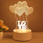 Valentine's gift,' I love you',  4 heart baloons LED light, clear w white ,  LOVE at bottom -plug in, Tartarian Treasures  & Trinkets 