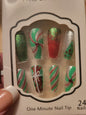 Christmas Press On Nails! Casual or Formal - Tartarian Treasures & Trinkets