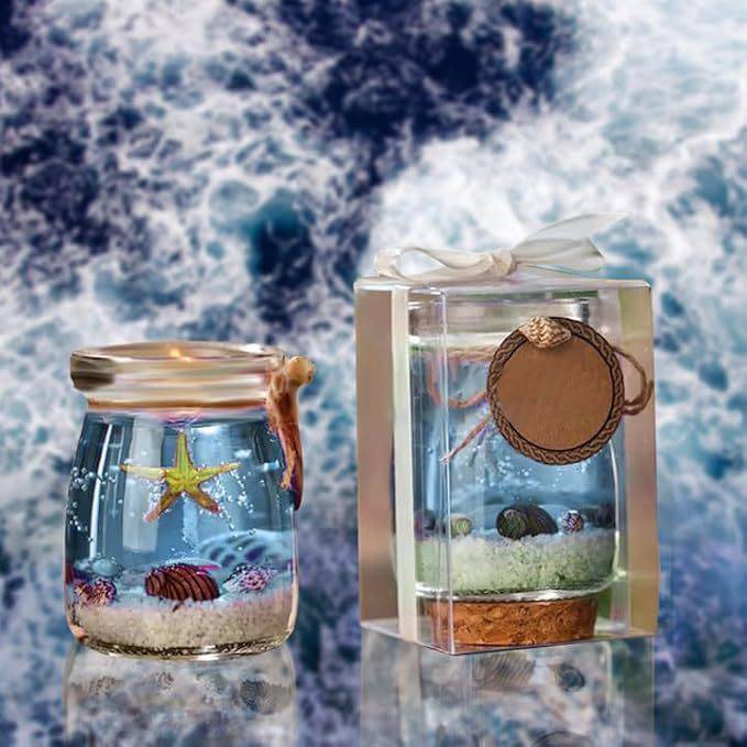 Ocean Theme Aromatherapy Candle - Tartarian Treasures & Trinkets