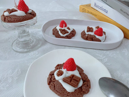 NEW 🍓 Chocolate Cookie Candle Cake Unique Christmas Gifts - Tartarian Treasures & Trinkets