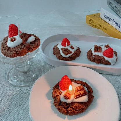 NEW 🍓 Chocolate Cookie Candle Cake Unique Christmas Gifts - Tartarian Treasures & Trinkets