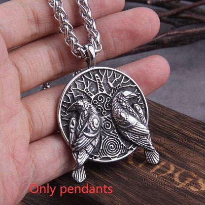 Vintage Norse Mythology Viking Odin Eagle Pendant - Tartarian Treasures & Trinkets