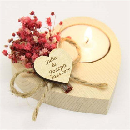 Personalized Wedding Scented Candles With Engraved Names Tartarian Treasures & Trinkets