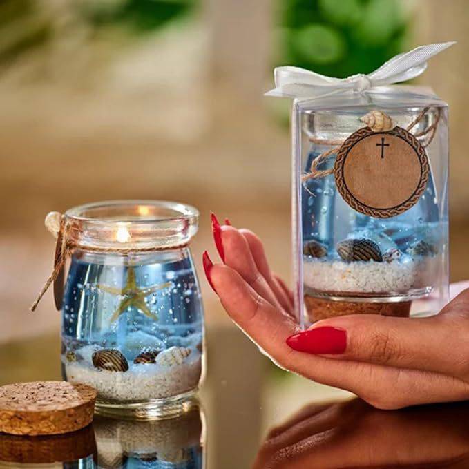 Ocean Theme Aromatherapy Candle - Tartarian Treasures & Trinkets