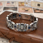 Mens 925 Sterling Silver LION Zircon Bracelet Tartarian Treasures & Trinkets