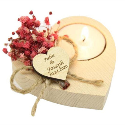 Personalized Wedding Scented Candles With Engraved Names Tartarian Treasures & Trinkets