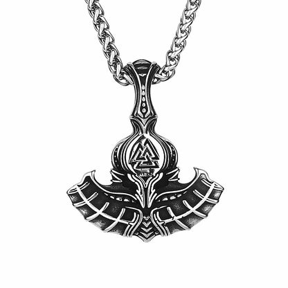 Vintage Viking Anchor Rune Titanium Steel Pendant - Tartarian Treasures & Trinkets