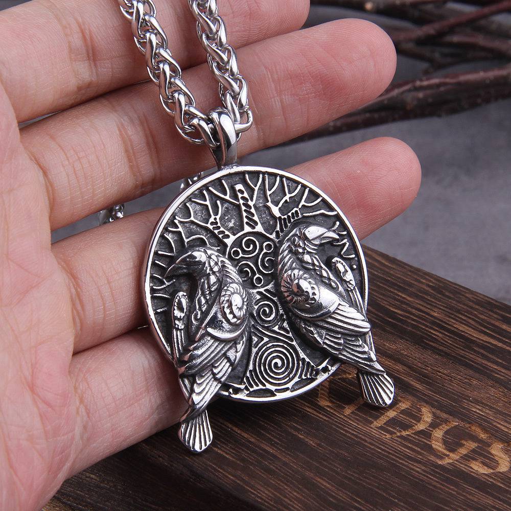 Vintage Norse Mythology Viking Odin Eagle Pendant - Tartarian Treasures & Trinkets