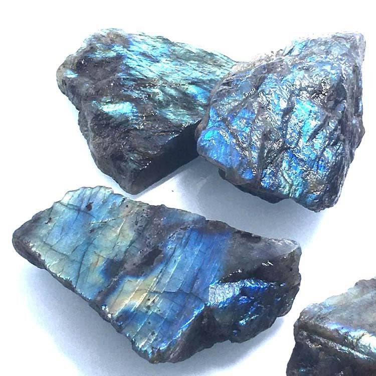 Rough, Untreated, earth mined, blue and other  labradorite specimens, collectors samples, different sizes available 