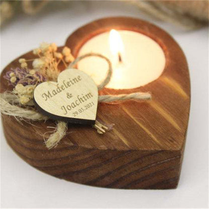 Personalized Wedding Scented Candles With Engraved Names Tartarian Treasures & Trinkets